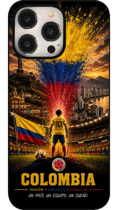 iPhone 15 Pro Max Case Hülle - Fussball Kolumbien splash 2026