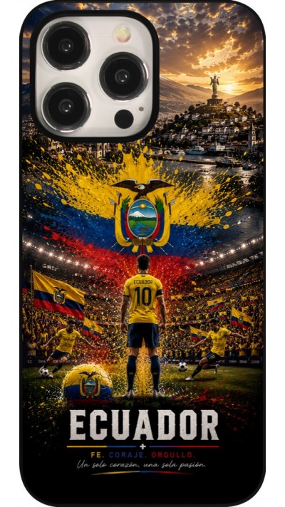 iPhone 15 Pro Max Case Hülle - Fussball Ecuador splash 2026