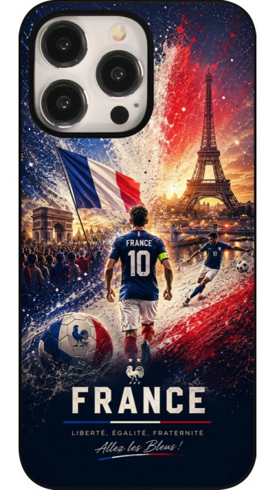iPhone 15 Pro Max Case Hülle - Fussball Frankreich splash 2026