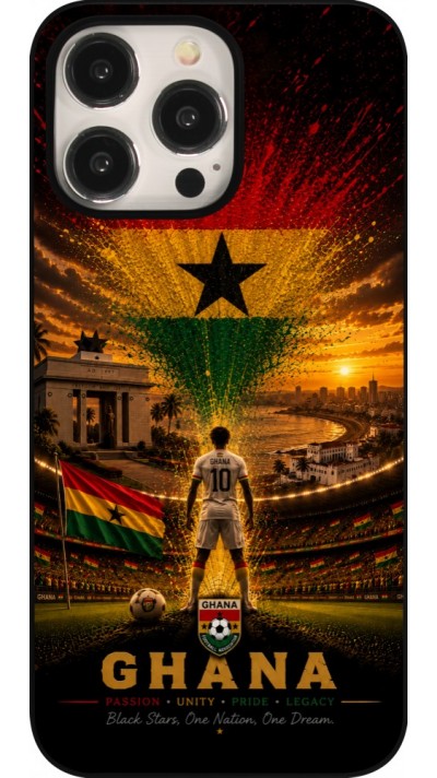 iPhone 15 Pro Max Case Hülle - Fussball Ghana splash 2026
