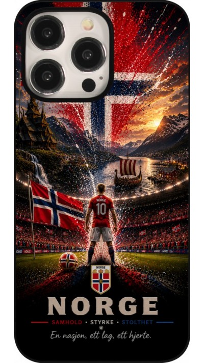 iPhone 15 Pro Max Case Hülle - Fussball Norwegen splash 2026