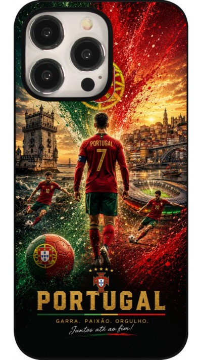 iPhone 15 Pro Max Case Hülle - Fussball Portugal splash 2026