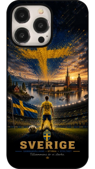 iPhone 15 Pro Max Case Hülle - Fussball Schweden splash 2026