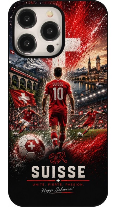 iPhone 15 Pro Max Case Hülle - Fussball Suisse splash 2026