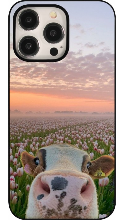 iPhone 15 Pro Max Case Hülle - Cow with tulips 2026