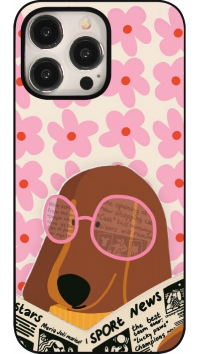 iPhone 15 Pro Max Case Hülle - Dog with newspaper 2026