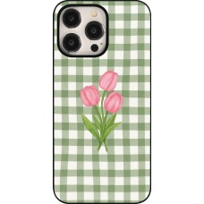 iPhone 15 Pro Max Case Hülle - Green vichy tulips 2026