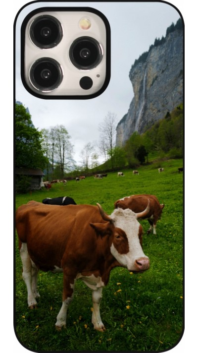 iPhone 15 Pro Max Case Hülle -  Nationalfeiertag Schweiz Kühe