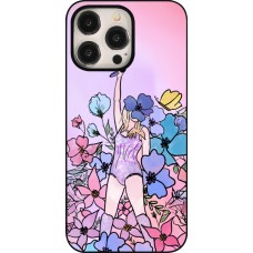 iPhone 15 Pro Max Case Hülle - Taylor Swift Sketch - Pink