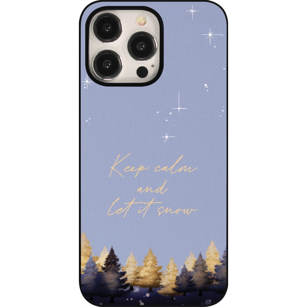 iPhone 15 Pro Max Case Hülle - Winter 25 Winter illustration of trees