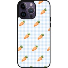 iPhone 15 Pro Max Case Hülle - Silikon schwarz Easter 2026 Pattern carrots
