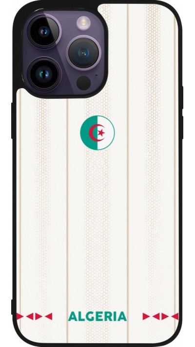 iPhone 15 Pro Max Case Hülle - Silikon schwarz Algerien 2026 personalisierbares Fussballtrikot