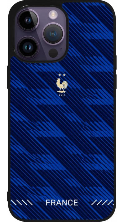 iPhone 15 Pro Max Case Hülle - Silikon schwarz Frankreich 2026 personalisierbares Fussballtrikot