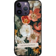 iPhone 15 Pro Max Case Hülle - Silikon schwarz Full Bloom 2026