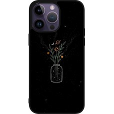 iPhone 15 Pro Max Case Hülle - Silikon schwarz Vase black