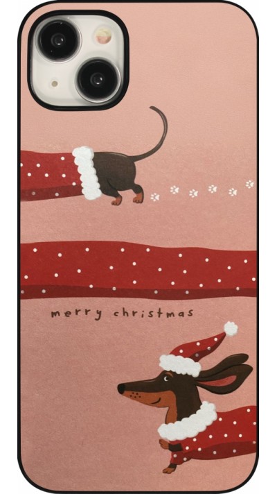 iPhone 15 Plus Case Hülle - Christmas 25 Teckel Merry Xmas