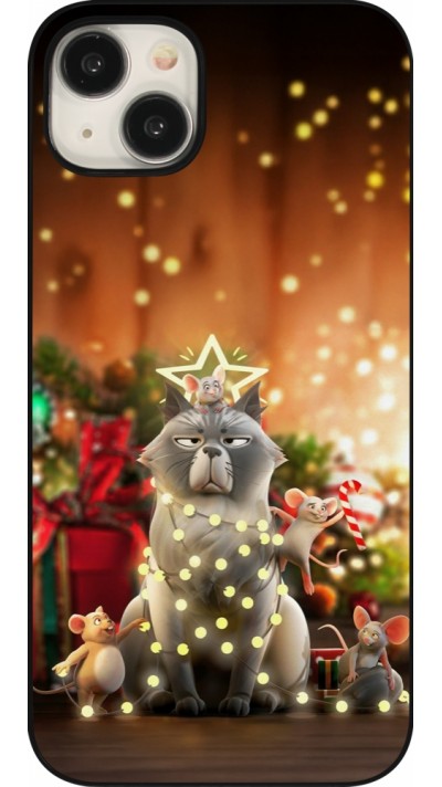 Coque iPhone 15 Plus - Christmas 25 Xmas Cat