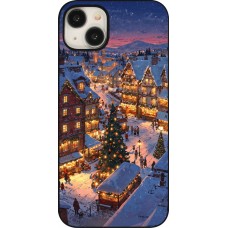 iPhone 15 Plus Case Hülle - Christmas 25 Xmas Village