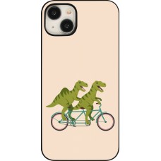 iPhone 15 Plus Case Hülle - Dinosaurs on bikes 2026