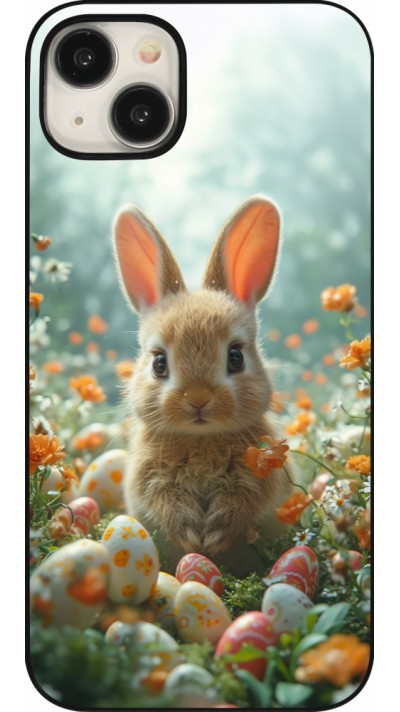 iPhone 15 Plus Case Hülle - Easter 2026 Rabbit in the garden
