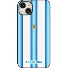 iPhone 15 Plus Case Hülle - Argentinien 2026 personalisierbares Fussballtrikot
