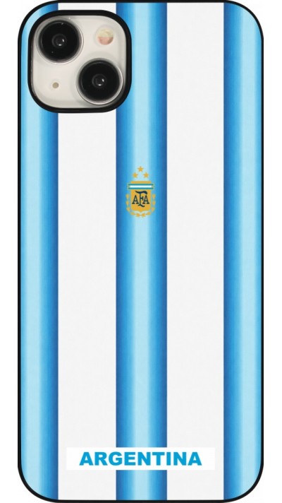 iPhone 15 Plus Case Hülle - Argentinien 2026 personalisierbares Fussballtrikot
