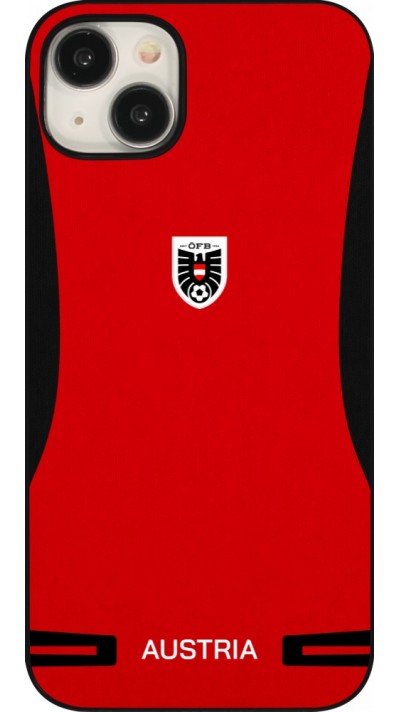 iPhone 15 Plus Case Hülle - O?sterreich 2026 personalisierbares Fussballtrikot