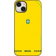 iPhone 15 Plus Case Hülle - Brasilien 2026 personalisierbares Fussballtrikot