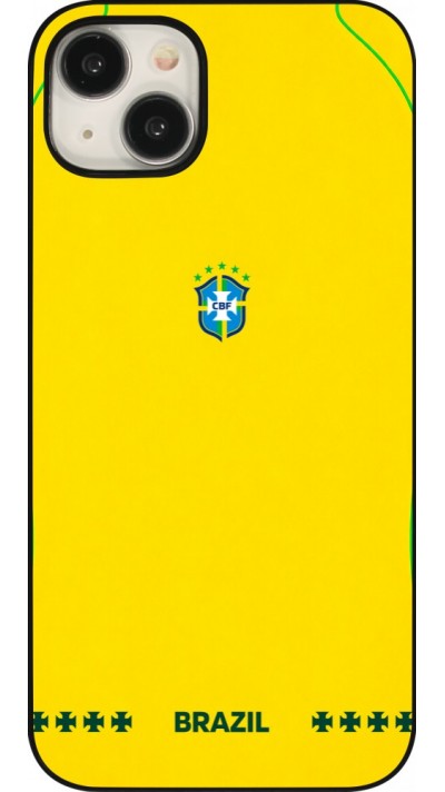 iPhone 15 Plus Case Hülle - Brasilien 2026 personalisierbares Fussballtrikot