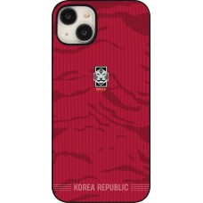 iPhone 15 Plus Case Hülle - Südkorea 2026 personalisierbares Fussballtrikot