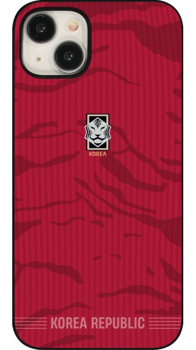 iPhone 15 Plus Case Hülle - Südkorea 2026 personalisierbares Fussballtrikot