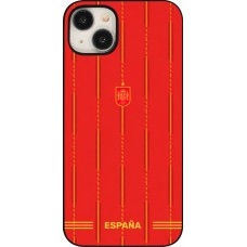 iPhone 15 Plus Case Hülle - Spanien 2026 personalisierbares Fussballtrikot