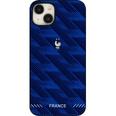 iPhone 15 Plus Case Hülle - Frankreich 2026 personalisierbares Fussballtrikot