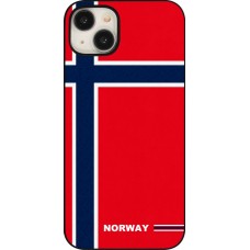 iPhone 15 Plus Case Hülle - Norwegen 2026 personalisierbares Fussballtrikot