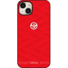 iPhone 15 Plus Case Hülle - Tunesien 2026 personalisierbares Fussballtrikot
