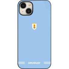 iPhone 15 Plus Case Hülle - Uruguay 2026 personalisierbares Fussballtrikot