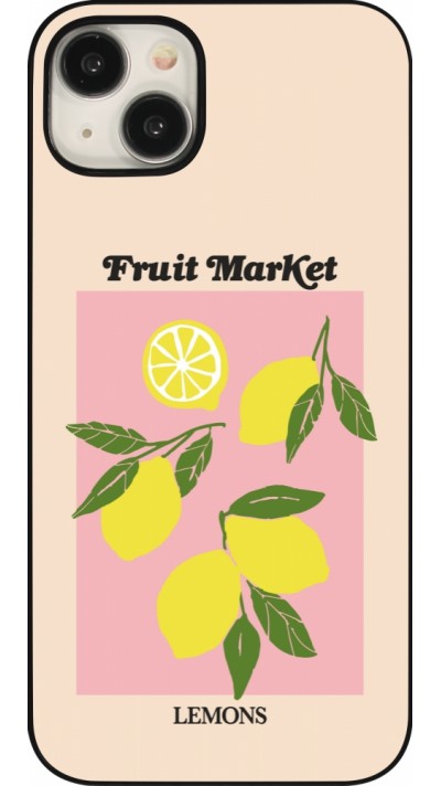 iPhone 15 Plus Case Hülle - Fruit market lemons 2026