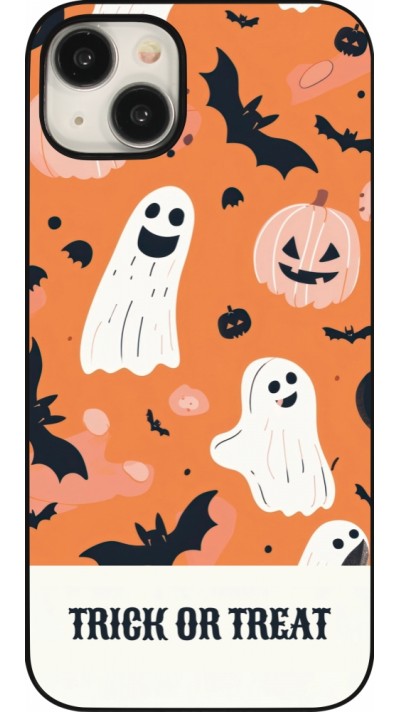 iPhone 15 Plus Case Hülle - Halloween 2025 Trick treat