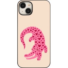 iPhone 15 Plus Case Hülle - Pink crocodile 2026