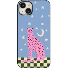 iPhone 15 Plus Case Hülle - Pink leopard with stars 2026