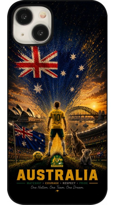 Coque iPhone 15 Plus - Football Australie splash 2026