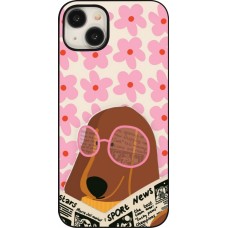 Coque iPhone 15 Plus - Dog with newspaper Spring 2026