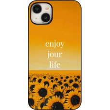 iPhone 15 Plus Case Hülle - Summer 2025 Enjoy your life