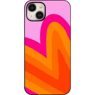 iPhone 15 Plus Case Hülle - Valentine 2024 heart gradient