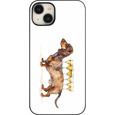 iPhone 15 Plus Case Hülle - Wine Teckel