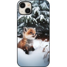 iPhone 15 Plus Case Hülle - Weihnachten 2023 Fuechslein Tanne