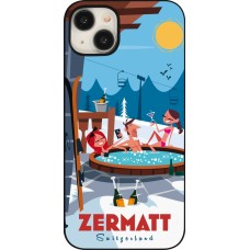 iPhone 15 Plus Case Hülle - Zermatt Mountain Jacuzzi