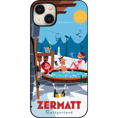 iPhone 15 Plus Case Hülle - Zermatt Mountain Jacuzzi