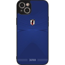 iPhone 15 Plus Case Hülle - Silikon schwarz Japan 2026 personalisierbares Fussballtrikot