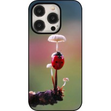 Coque iPhone 15 Pro - Ladybird on a mushroom Spring 2026